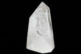Polished, Rutilated Quartz Crystal Point - Madagascar #80770-2
